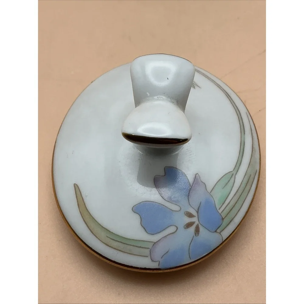 Mikasa Charisma Gray Sugar Bowl Lid Creamer Set Fine China L9049 Vintage Japan